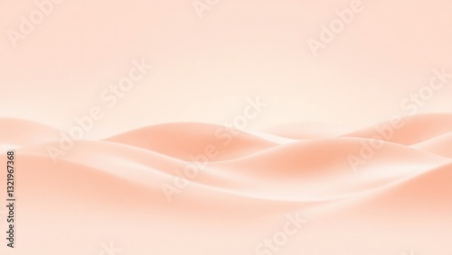 Soft peach waves abstract background
