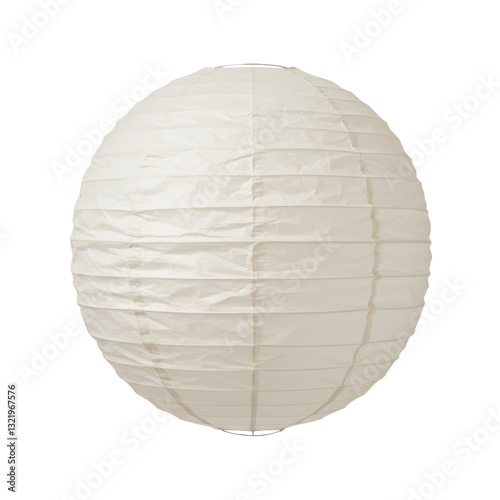 Beige Paper Lantern Hanging Decoration