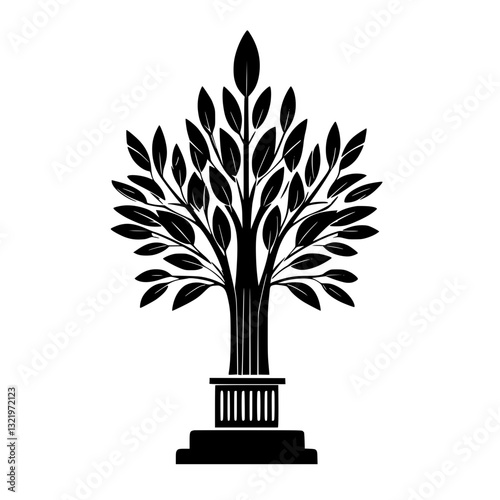 Art Deco Hall tree, furniture vector, furniture design