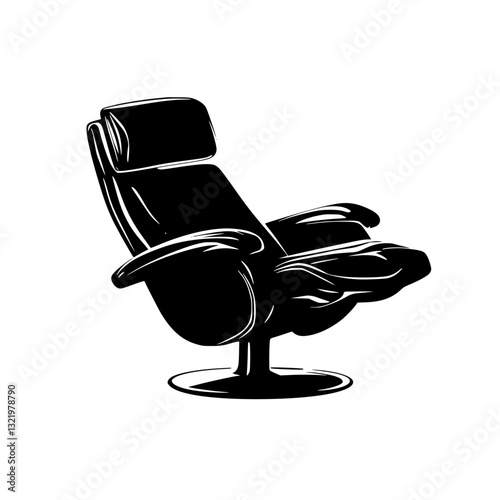 Tuscan Recliner, furniture vector, furniture design