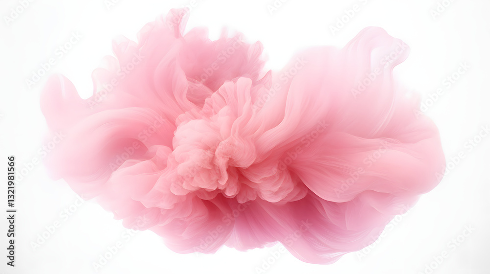 Pink smoke coming out of a cloud Pink smoke coming out of a cloud
