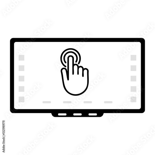 Touchscreen whiteboard icon