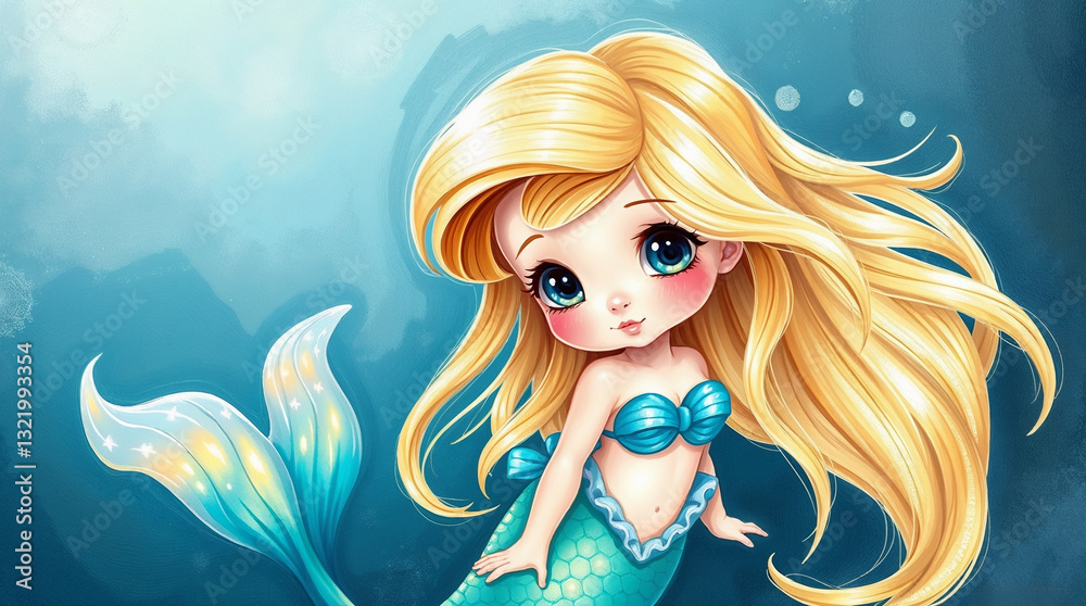  Portrait of the Little Mermaid 