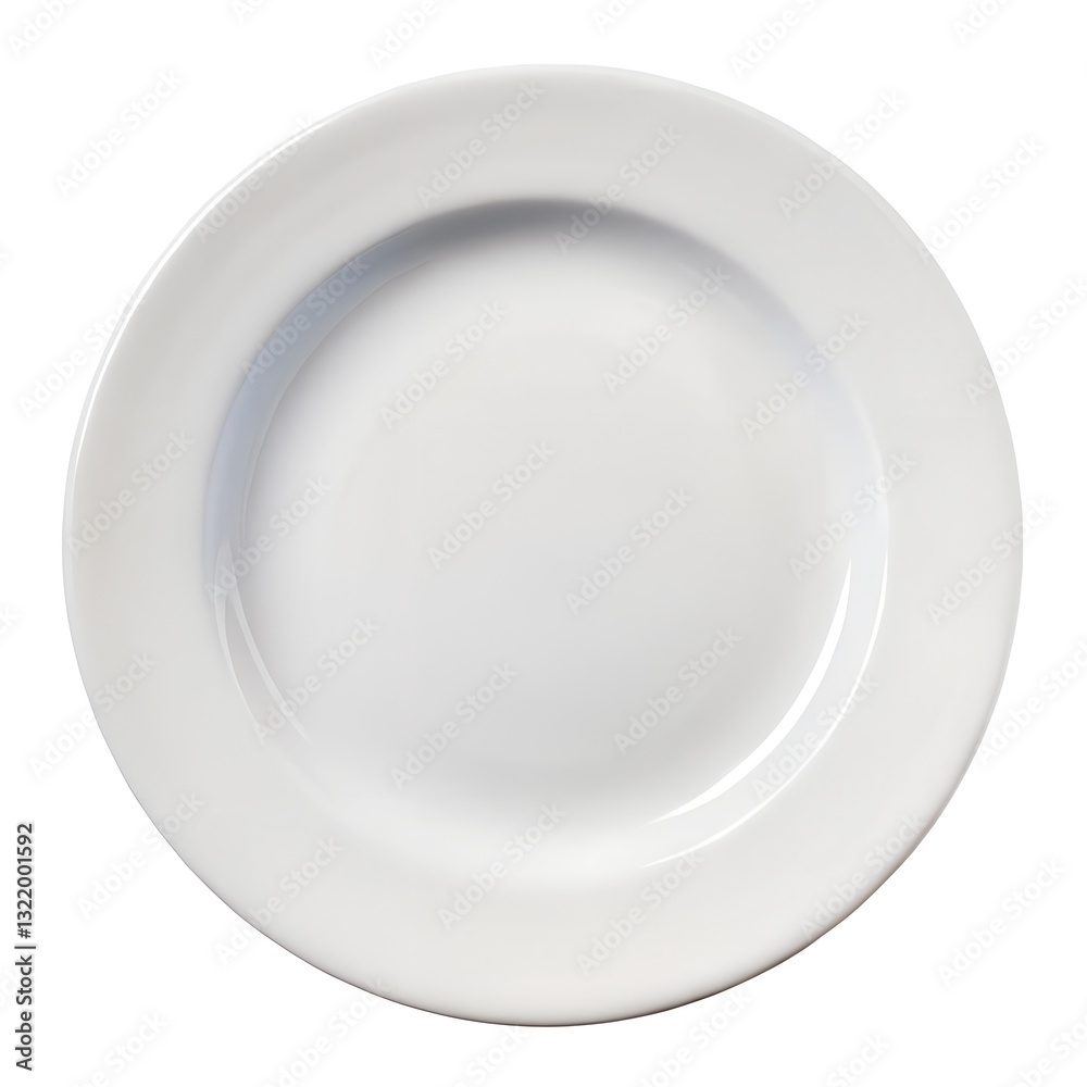 white plate on white background white plate on white background
