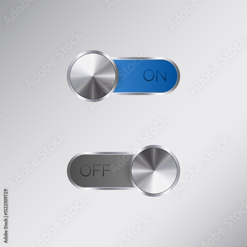 toggle switch on and off button