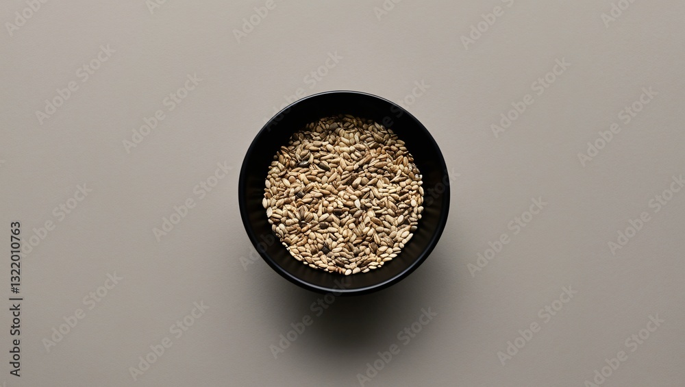 cumin seeds in a bowl , AI Generated.