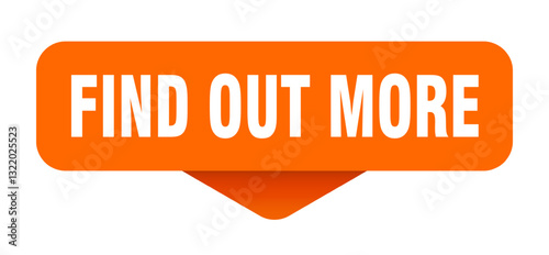 find out more sticker. find out more sign on transparent background