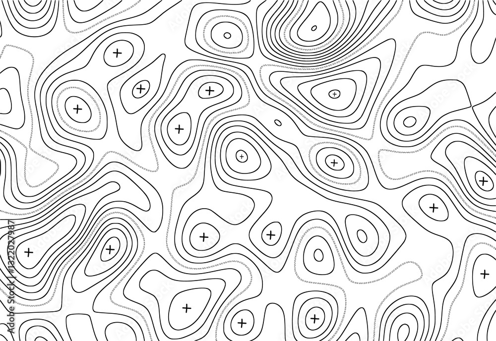 Topographic Contour Background Topographic Contour Background