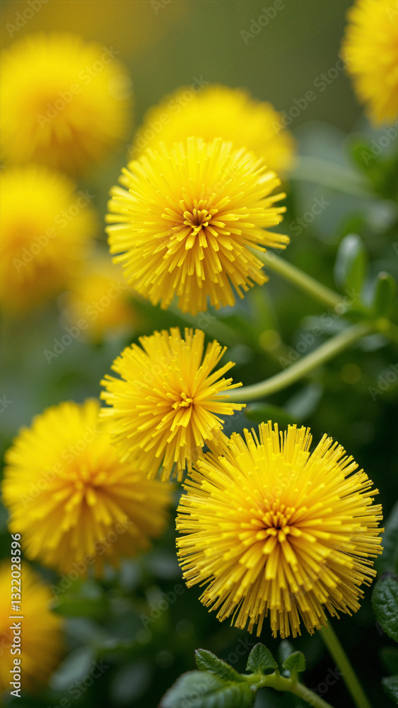 Vibrant Close-Up of Yellow Mimosa Blossoms in Full Bloom for Seasonal Marketing, Easter Cards, and Nature Blogs Vibrant Close-Up of Yellow Mimosa Blossoms in Full Bloom for Seasonal Marketing, Easter Cards, and Nature Blogs