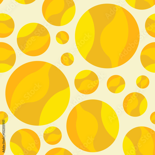 Vector - balls and balloons one rapport seamless pattern.