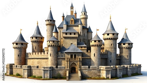 Fairytale Castle Illustration