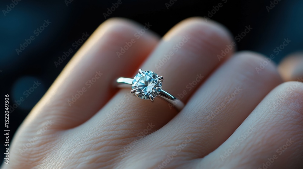 Obraz premium Ring on Finger