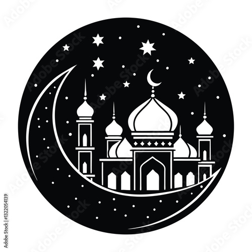 Sacred Serenity: Islamic Architecture Within the Moon