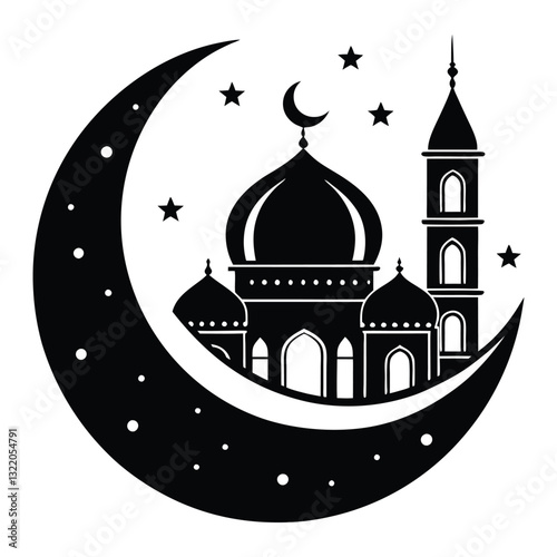 Sacred Serenity: Islamic Architecture Within the Moon