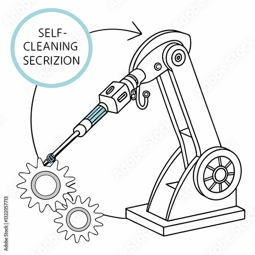 A self-cleaning robotic surgical tool that sterilizes itself between operations.
