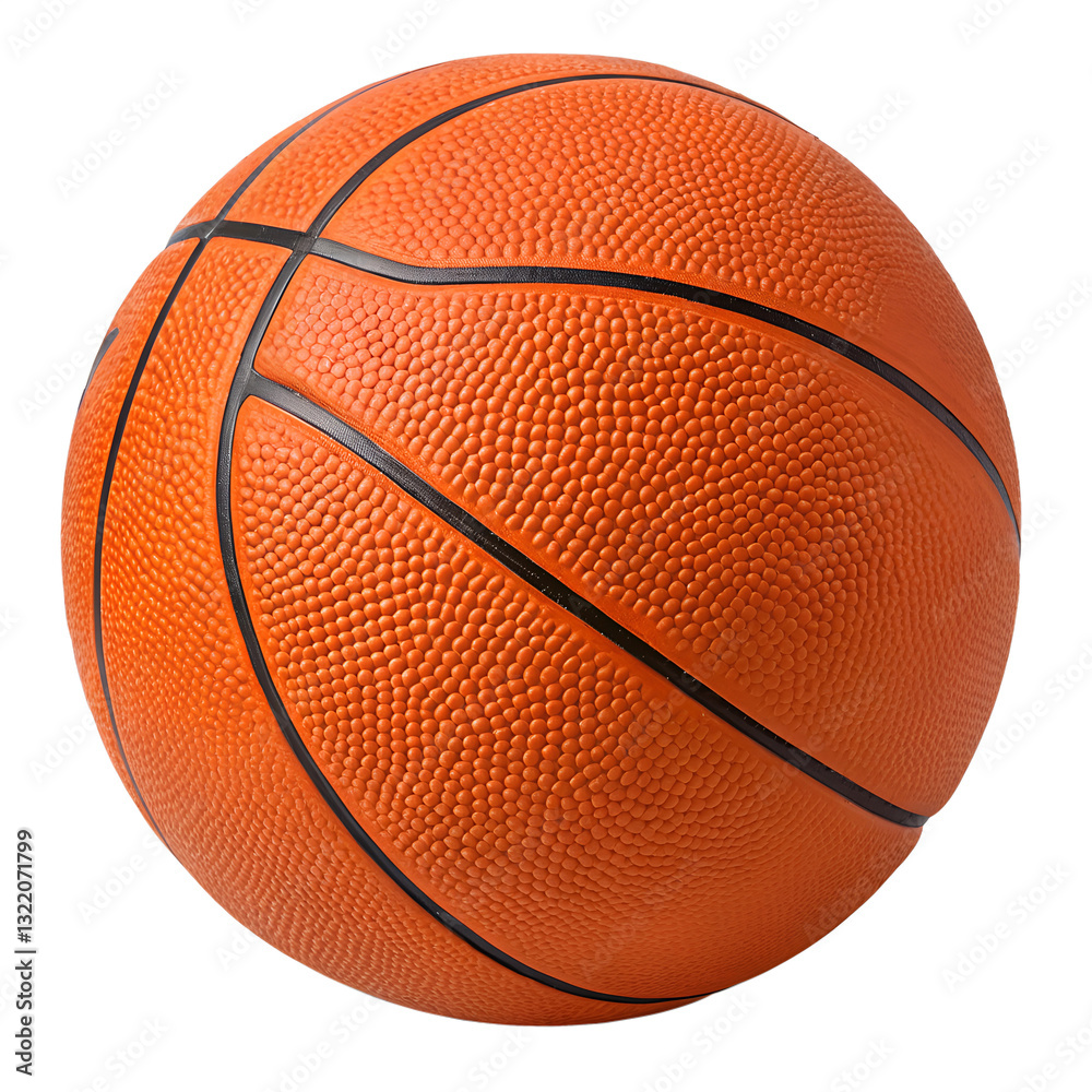 Fototapeta premium Basketball Isolated on Transparent Background