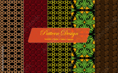 Geometric Patterns Set of 5