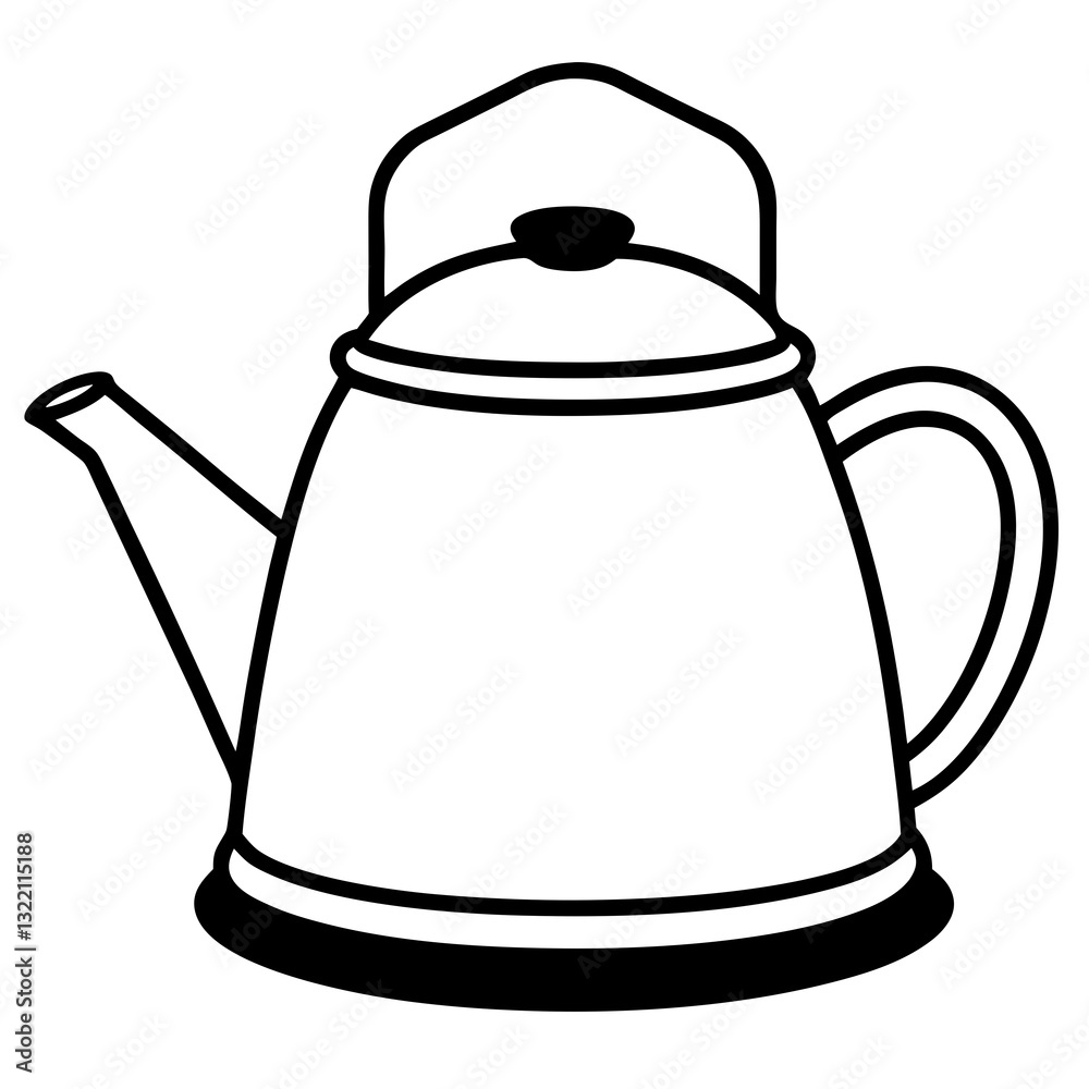 Obraz premium teapot isolated on white
