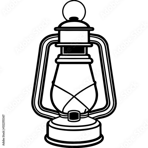 old oil lamp