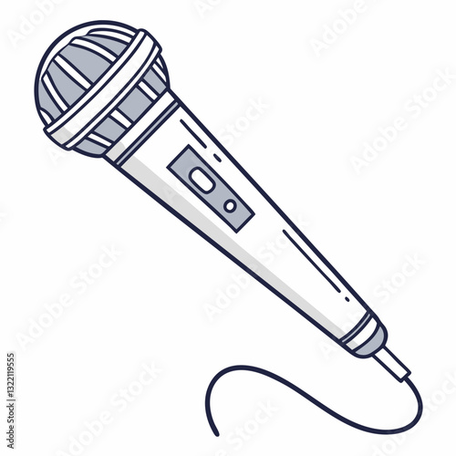 microphone vector illustration