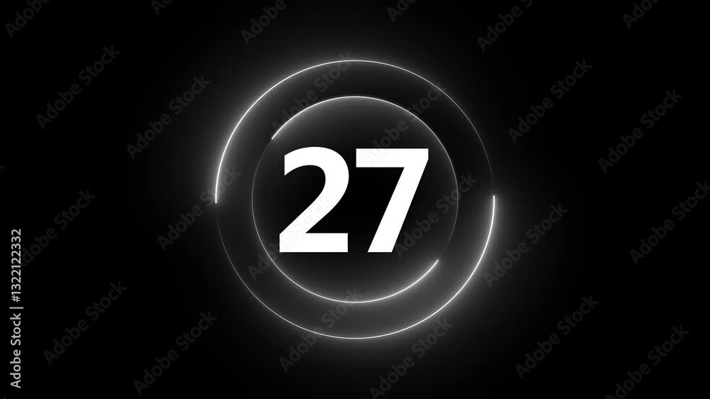 A circle with a neon icon on a black background and the text in the middle of it. A circle with a neon icon on a black background and the text in the middle of it.