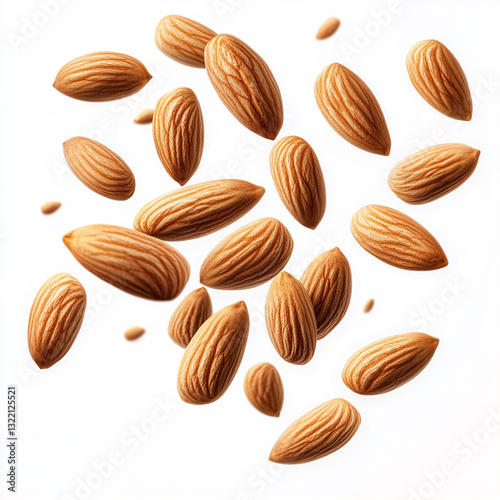 Wallpaper Mural Healthy snack with raw almonds organic almonds and whole almonds a nutritious choice packed with protein and fiber perfect for energy keto diets fitness meal prep and healthy lifestyles Torontodigital.ca