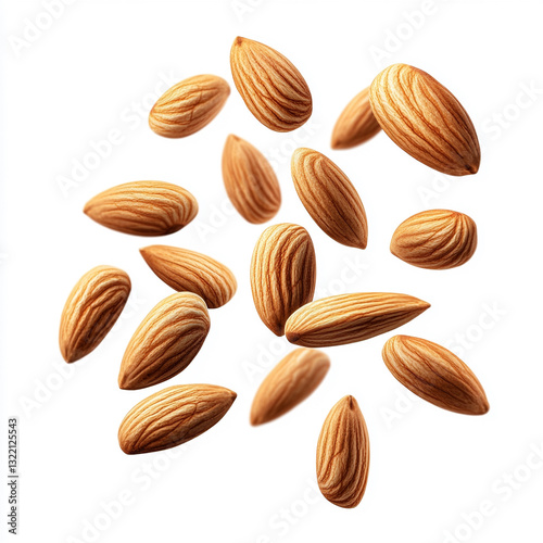 Wallpaper Mural Almond nuts and whole almonds a nutritious and healthy snack filled with essential vitamins minerals and plant-based protein organic almonds are perfect for energy and wellness diets Torontodigital.ca