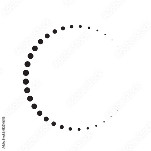 vector illustration of an circle abstrack 