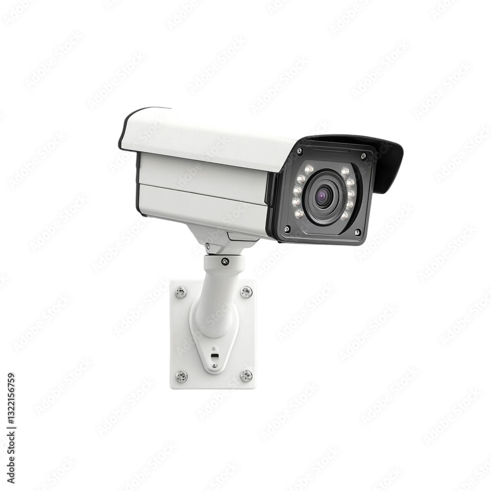 Modern security camera watchful eye providing safety Modern security camera watchful eye providing safety