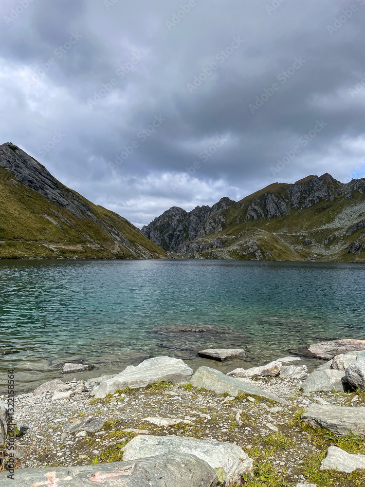mountain lake in the mountains