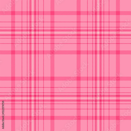 Warmth fabric plaid texture, oriental textile check seamless. Wallpaper pattern vector background tartan in red and light colors.