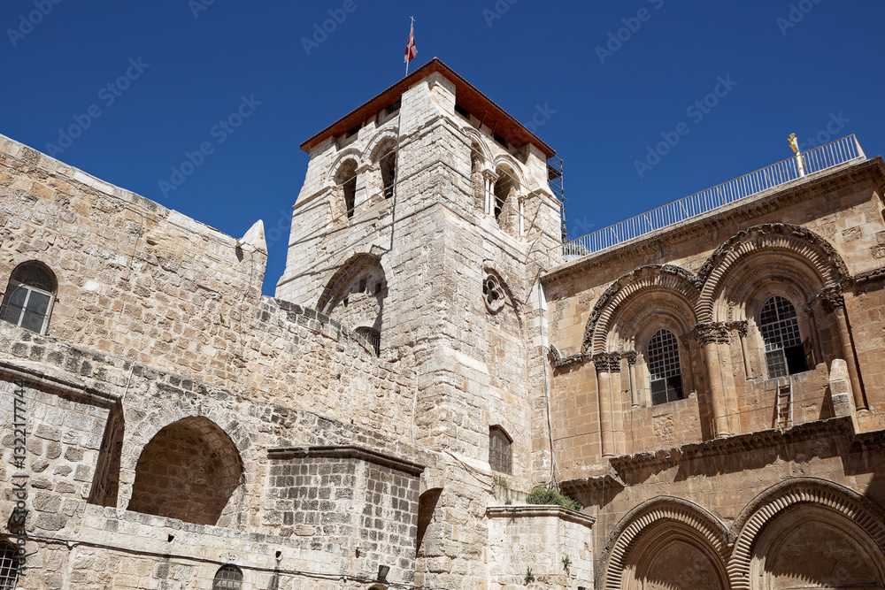 The Church of the Holy Sepulcher in the Old City The Church of the Holy Sepulcher in the Old City