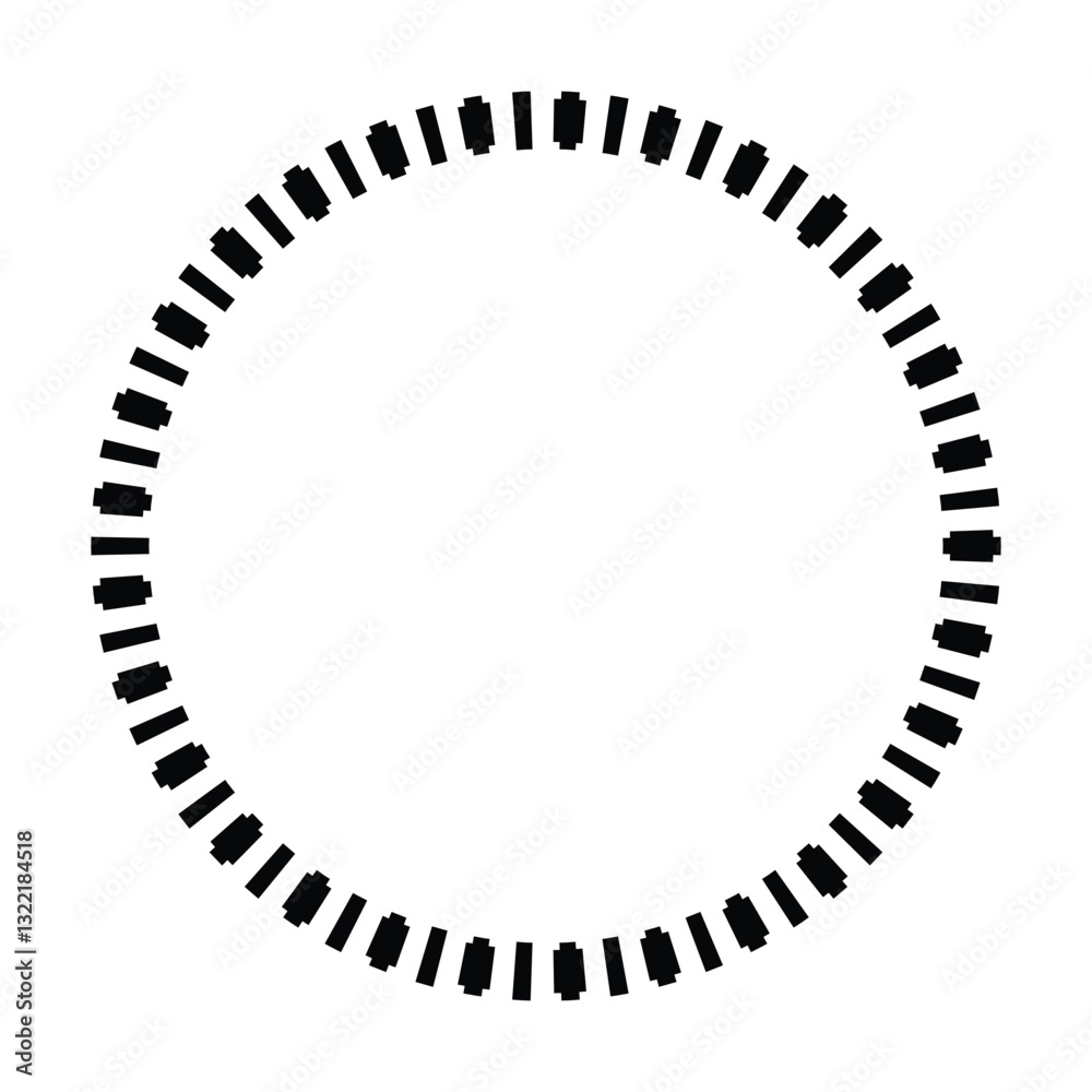 Circle border frame rounded design vector illustration in minimal modern simple isolated doodle design decorative element Circle border frame rounded design vector illustration in minimal modern simple isolated doodle design decorative element
