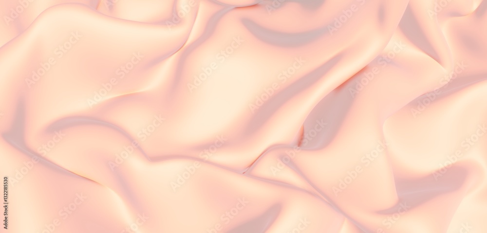 Obraz premium Abstract yellow background curved pattern in design 3d render