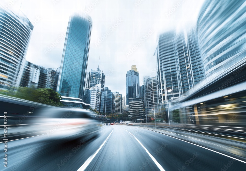 Fototapeta premium hong kong city at night