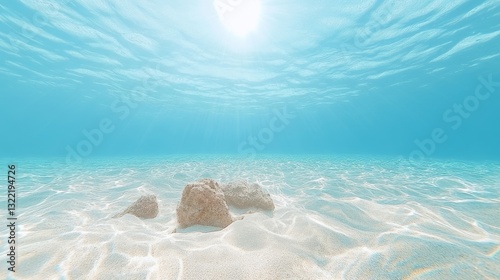 The Mariana Trench's vast, desolate lowlands are shrouded in enigma and solitude, as fine sediment blankets the rocky ground, crafting an unsettling environment, a deeply hidden and soundless world photo