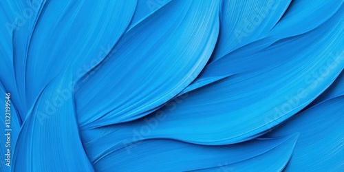 Abstract cobalt blue and ultramarine acrylic surface. Oil painting texture with bold hand-painted brushstrokes.