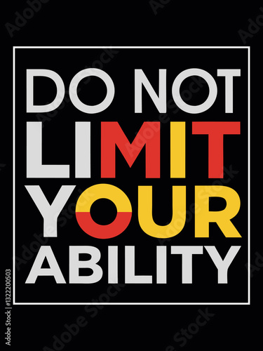 Empowering Text: A bold graphic proclaims, 