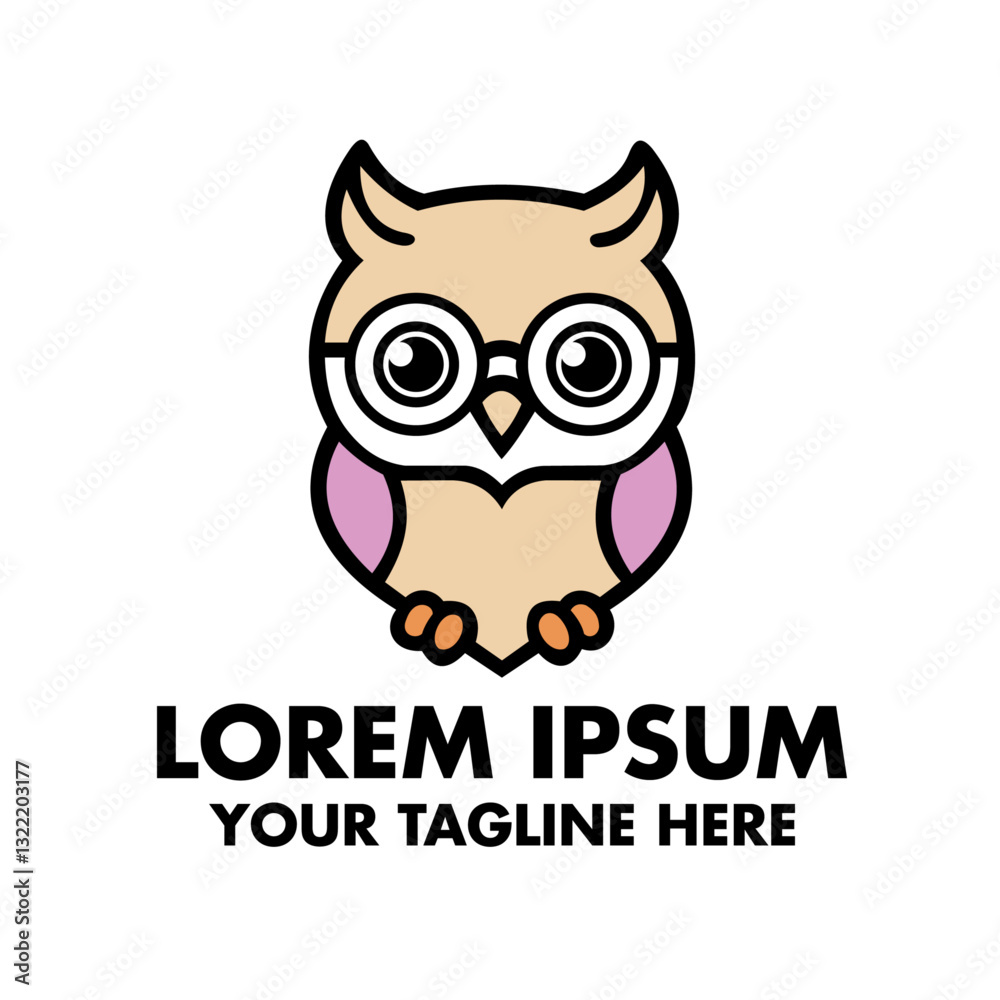 owl on white background vector owl on white background vector
