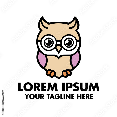owl on white background vector