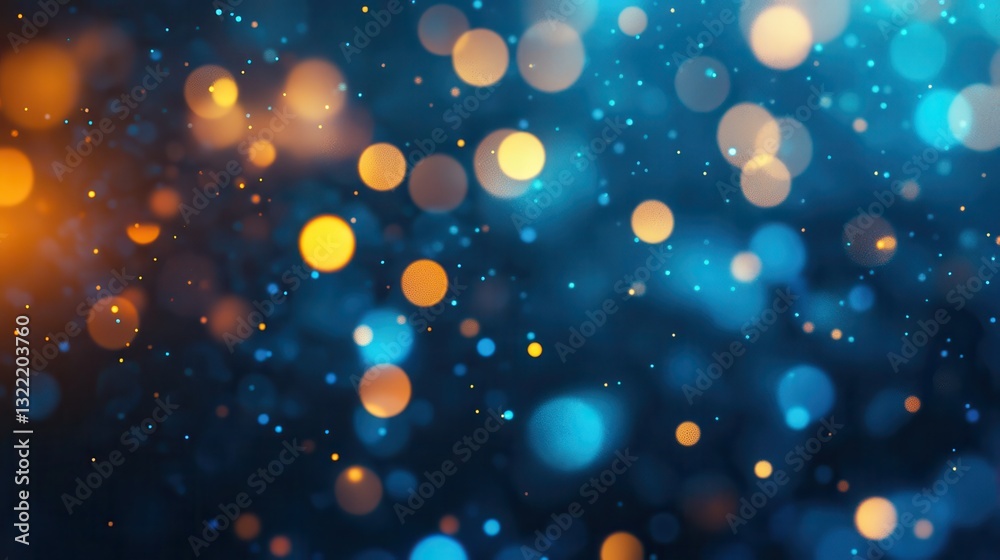 Defocused blue yellow orange radiance soft texture on dark black abstract empty space background. Neon blur glow. Color light overlay. Copy space. Defocused blue yellow orange radiance soft texture on dark black abstract empty space background. Neon blur glow. Color light overlay. Copy space.