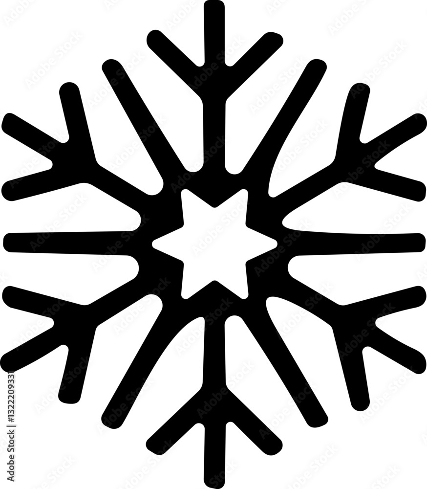 snowflakes thin line icon. simple snowflake, for report, presentation, diagram, web design. ice symbol snowflakes thin line icon. simple snowflake, for report, presentation, diagram, web design. ice symbol