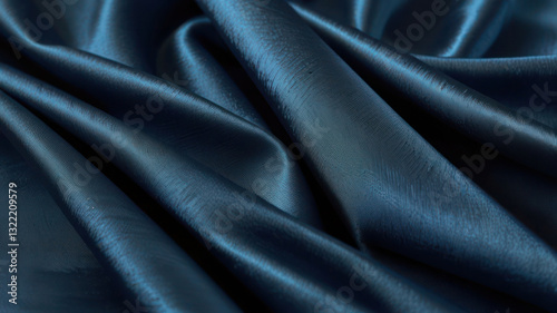 blue silk texture,bakground, luxurious satin for abstract,design and wallpaper,soft and blur style,smooth,template.fabric drapery and Solid for backs and pillows.upholstery fabric from the courtyard.