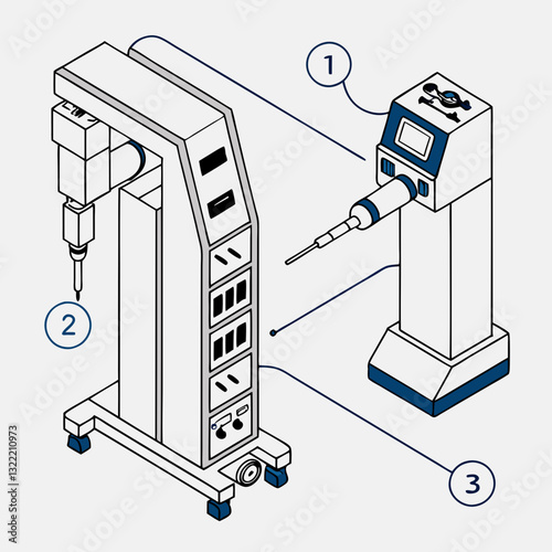 A modular surgical robot that can detach and reassemble for different procedures.
