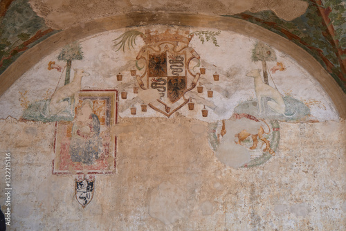 The medieval castle of Soncino in Italy