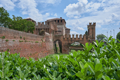 The medieval castle of Soncino in Italy