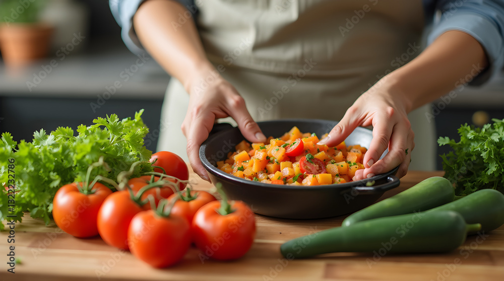Delicious Homemade Vegetable Salad Recipe Tomatoes Cucumbers Lettuce Kitchen Delicious Homemade Vegetable Salad Recipe Tomatoes Cucumbers Lettuce Kitchen