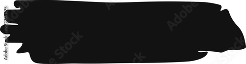 Hand drawn ink and brushes vector. Cute background and texture. grunge black artistic brush stroke design elements