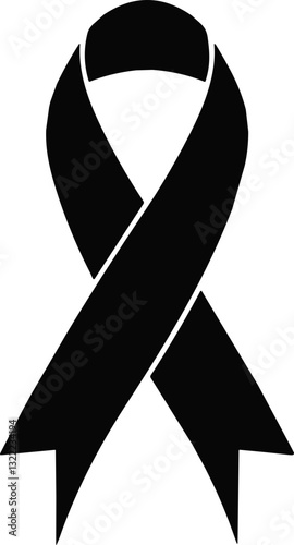 Breast cancer awareness ribbon. Ribbon. World Breast Cancer Day concept. Vector Illustration. Women healthcare concept