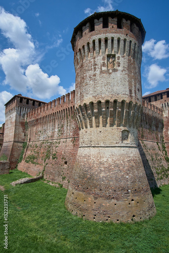 The medieval castle of Soncino in Italy